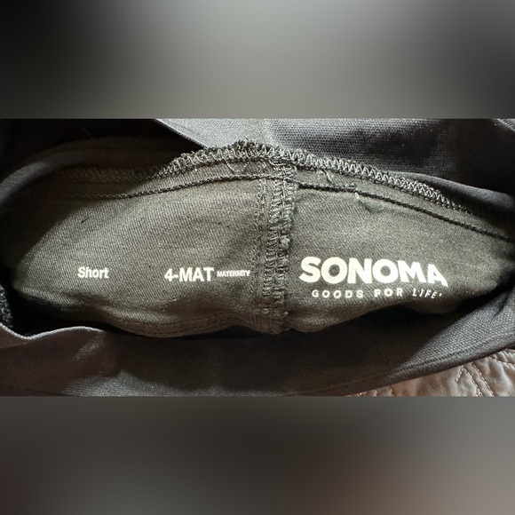 Sonoma Black Maternity Denim Shorts NWT Various Sizes - Picture 3 of 6